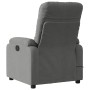 Sillón reclinable de masaje tela de microfibra gris oscuro de , Sillones - Ref: Foro24-373458, Precio: 221,30 €, Descuento: %