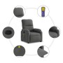 Sillón reclinable de masaje tela de microfibra gris oscuro de , Sillones - Ref: Foro24-373458, Precio: 221,30 €, Descuento: %