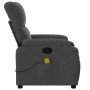 Sillón reclinable de masaje tela de microfibra gris oscuro de , Sillones - Ref: Foro24-373458, Precio: 221,30 €, Descuento: %