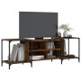 Engineered wood TV stand in smoked oak, 153x37x50 cm by , TV Furniture - Ref: Foro24-837604, Price: 70,05 €, Discount: %