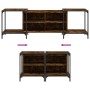 Engineered wood TV stand in smoked oak, 153x37x50 cm by , TV Furniture - Ref: Foro24-837604, Price: 70,05 €, Discount: %