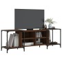 Engineered wood TV stand in brown oak color, 153x37x50 cm by , TV Furniture - Ref: Foro24-837606, Price: 72,29 €, Discount: %