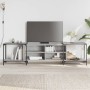 TV stand made of Sonoma gray engineered wood 203x37x50 cm by , TV Furniture - Ref: Foro24-837610, Price: 81,37 €, Discount: %