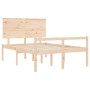 Cama para personas mayores con cabecero madera maciza de , Camas y somieres - Ref: Foro24-3195456, Precio: 175,58 €, Descuent...