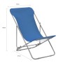 Folding beach chairs 2 units steel and blue oxford fabric by vidaXL, Garden chairs - Ref: Foro24-44358, Price: 74,23 €, Disco...