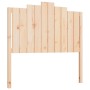 Cabecero de cama madera maciza de pino 106x4x110 cm de , Cabeceros y pies de cama - Ref: Foro24-818455, Precio: 55,85 €, Desc...