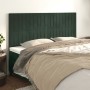 Headboards 4 units of dark green velvet 80x5x78/88 cm by , Headboards and footboards - Ref: Foro24-3116627, Price: 112,99 €, ...