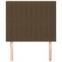 Headboards 2 units of dark brown fabric 100x5x78/88 cm by , Headboards and footboards - Ref: Foro24-3116563, Price: 67,43 €, ...