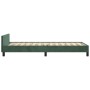 Dark green velvet bed frame with headboard 80x200 cm by , Beds and slatted bases - Ref: Foro24-3125846, Price: 134,21 €, Disc...