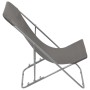 Folding beach chairs 2 units steel and gray oxford fabric by vidaXL, Garden chairs - Ref: Foro24-44361, Price: 60,99 €, Disco...