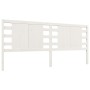 Solid white pine wood headboard 141x4x100 cm by , Headboards and footboards - Ref: Foro24-818766, Price: 63,56 €, Discount: %