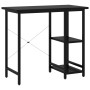 Escritorio para ordenador de MDF y metal negro 80x40x72 cm de , Escritorios - Ref: Foro24-20554, Precio: 63,10 €, Descuento: %