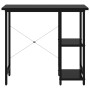 MDF and black metal computer desk 80x40x72 cm by , Desks - Ref: Foro24-20554, Price: 63,10 €, Discount: %