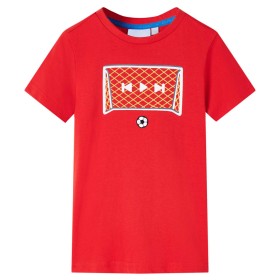 Camiseta infantil rojo 140 de , Camisetas para niños - Ref: Foro24-12428, Precio: 9,99 €, Descuento: %