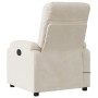 Sillón reclinable de masaje tela de microfibra beige de , Sillones - Ref: Foro24-373461, Precio: 253,99 €, Descuento: %