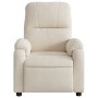 Sillón reclinable de masaje tela de microfibra beige de , Sillones - Ref: Foro24-373461, Precio: 253,99 €, Descuento: %