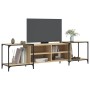 Mueble de TV madera de ingeniería roble Sonoma 203x37x50 cm de , Muebles TV - Ref: Foro24-837608, Precio: 78,87 €, Descuento: %