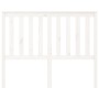 Solid white pine wood bed headboard 141x6x101 cm by , Headboards and footboards - Ref: Foro24-818516, Price: 66,02 €, Discoun...