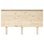 Cabecero de cama madera maciza de pino 139x6x82,5 cm de , Cabeceros y pies de cama - Ref: Foro24-819165, Precio: 68,07 €, Des...