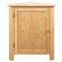 Solid oak wood corner cabinet 59x45x80 cm by vidaXL, Lockers and storage cabinets - Ref: Foro24-247040, Price: 189,99 €, Disc...