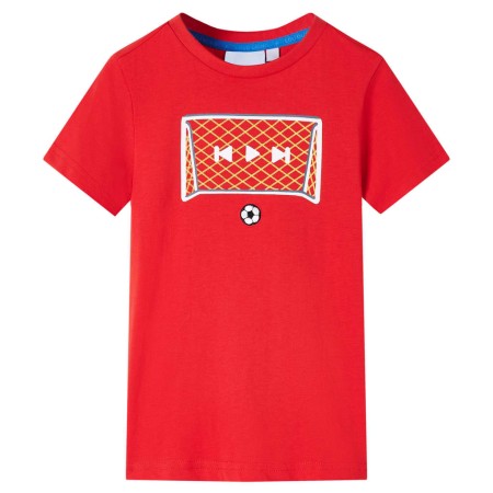 Camiseta infantil rojo 128 de , Camisetas para niños - Ref: Foro24-12427, Precio: 7,76 €, Descuento: %