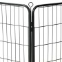 Dog pen 8 steel panels 60x80 cm black by vidaXL, Dog kennels and fences - Ref: Foro24-170572, Price: 144,16 €, Discount: %