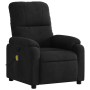 Sillón reclinable de masaje tela de microfibra negro de , Sillones - Ref: Foro24-373459, Precio: 256,29 €, Descuento: %