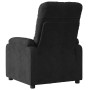 Sillón reclinable de masaje tela de microfibra negro de , Sillones - Ref: Foro24-373459, Precio: 256,29 €, Descuento: %