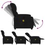 Black Microfiber Fabric Massage Recliner by , Armchairs - Ref: Foro24-373459, Price: 256,29 €, Discount: %