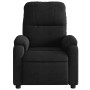 Sillón reclinable de masaje tela de microfibra negro de , Sillones - Ref: Foro24-373459, Precio: 256,29 €, Descuento: %