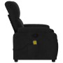 Sillón reclinable de masaje tela de microfibra negro de , Sillones - Ref: Foro24-373459, Precio: 256,29 €, Descuento: %