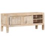 Mueble de TV madera maciza de mango 110x35x46 cm de , Muebles TV - Ref: Foro24-328365, Precio: 146,91 €, Descuento: %