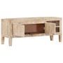 Mueble de TV madera maciza de mango 110x35x46 cm de , Muebles TV - Ref: Foro24-328365, Precio: 146,99 €, Descuento: %