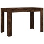 Mesa de comedor madera de ingeniería roble ahumado 120x60x76 cm de , Mesas de cocina y de comedor - Ref: Foro24-838189, Preci...