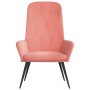 Sillón de relax de terciopelo rosa de , Sillones - Ref: Foro24-341198, Precio: 112,26 €, Descuento: %