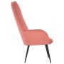 Sillón de relax de terciopelo rosa de , Sillones - Ref: Foro24-341198, Precio: 112,26 €, Descuento: %