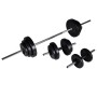 Weight rack with dumbbells and dumbbells 30.5 kg by vidaXL, Weight lifting machines - Ref: Foro24-275353, Price: 176,88 €, Di...