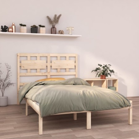 Doppelbettgestell aus Massivholz 135x190 cm von , Betten und Lattenroste - Ref: Foro24-3105640, Preis: 124,86 €, Rabatt: %