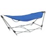 Hammock with folding stand blue by vidaXL, Hammocks - Ref: Foro24-44363, Price: 92,01 €, Discount: %