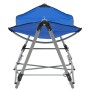 Hamaca con soporte plegable azul de vidaXL, Hamacas - Ref: Foro24-44363, Precio: 92,01 €, Descuento: %