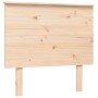 Bed for seniors with solid wood headboard by , Beds and slatted bases - Ref: Foro24-3195446, Price: 127,79 €, Discount: %