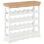 White MDF wine rack cabinet 70x22.5x70.5 cm by vidaXL, Wine racks - Ref: Foro24-280065, Price: 93,10 €, Discount: %