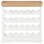 White MDF wine rack cabinet 70x22.5x70.5 cm by vidaXL, Wine racks - Ref: Foro24-280065, Price: 93,10 €, Discount: %