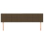 Headboards 2 units of dark brown fabric 80x5x78/88 cm by , Headboards and footboards - Ref: Foro24-346063, Price: 60,60 €, Di...