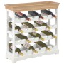 White MDF wine rack cabinet 70x22.5x70.5 cm by vidaXL, Wine racks - Ref: Foro24-280065, Price: 93,10 €, Discount: %