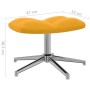 Silla de relajación con reposapiés terciopelo amarillo mostaza de , Sillones - Ref: Foro24-328135, Precio: 142,71 €, Descuent...