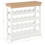 White MDF wine rack cabinet 70x22.5x70.5 cm by vidaXL, Wine racks - Ref: Foro24-280065, Price: 93,10 €, Discount: %