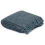 Indigo cotton blanket 125x150 cm by vidaXL, Blankets - Ref: Foro24-133752, Price: 25,75 €, Discount: %