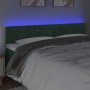 Cabecero con LED de terciopelo verde oscuro 180x5x78/88 cm de , Cabeceros y pies de cama - Ref: Foro24-3121913, Precio: 75,92...