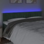 Dark gray velvet headboard with LED 160x5x78/88 cm by , Headboards and footboards - Ref: Foro24-3121907, Price: 64,99 €, Disc...